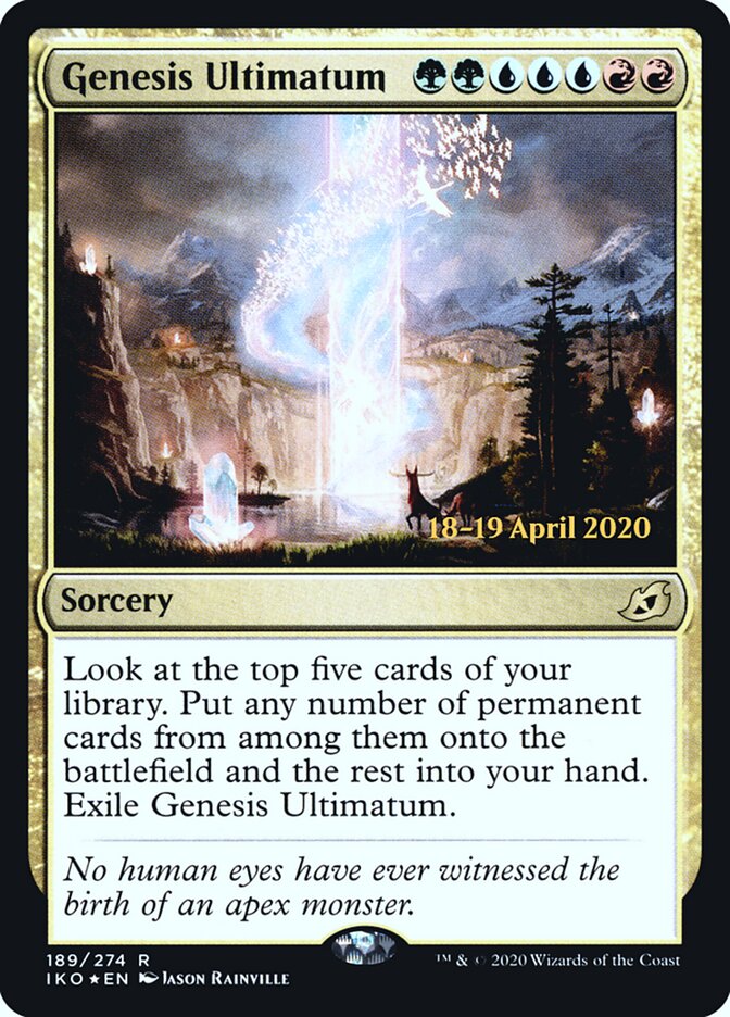 Genesis Ultimatum card front