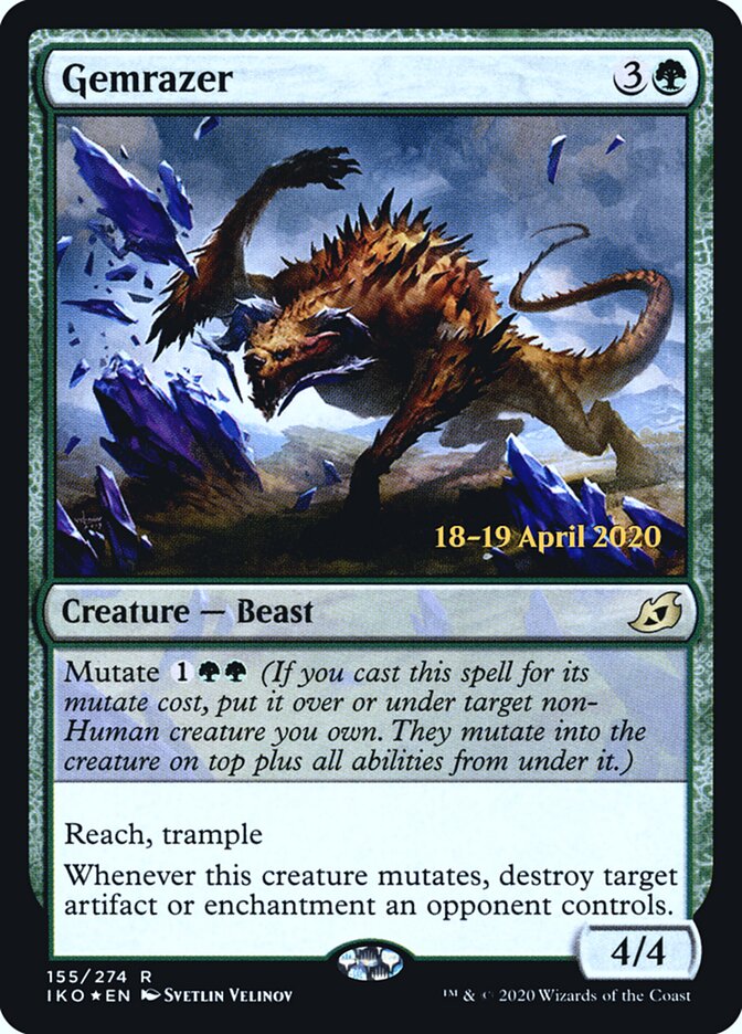 Gemrazer card front