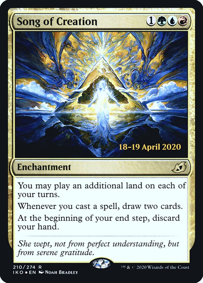 Song of Creation card front