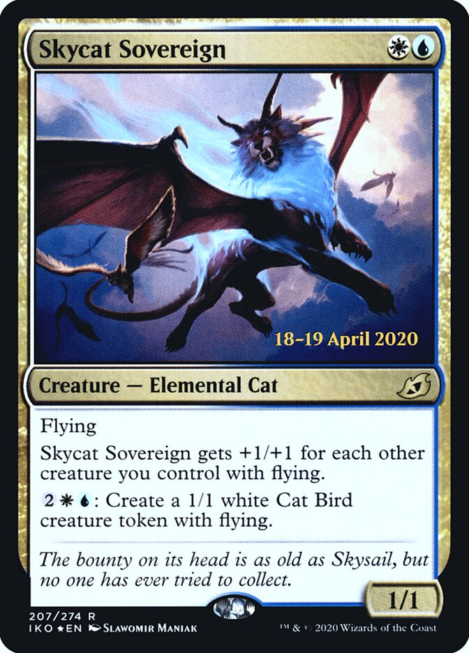 Skycat Sovereign card front