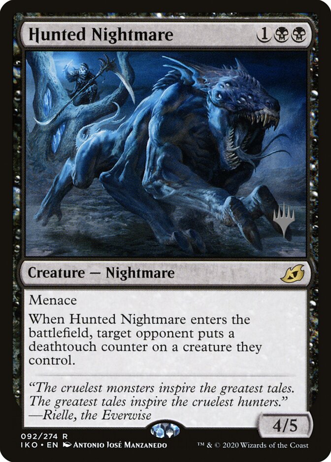 Hunted Nightmare card front