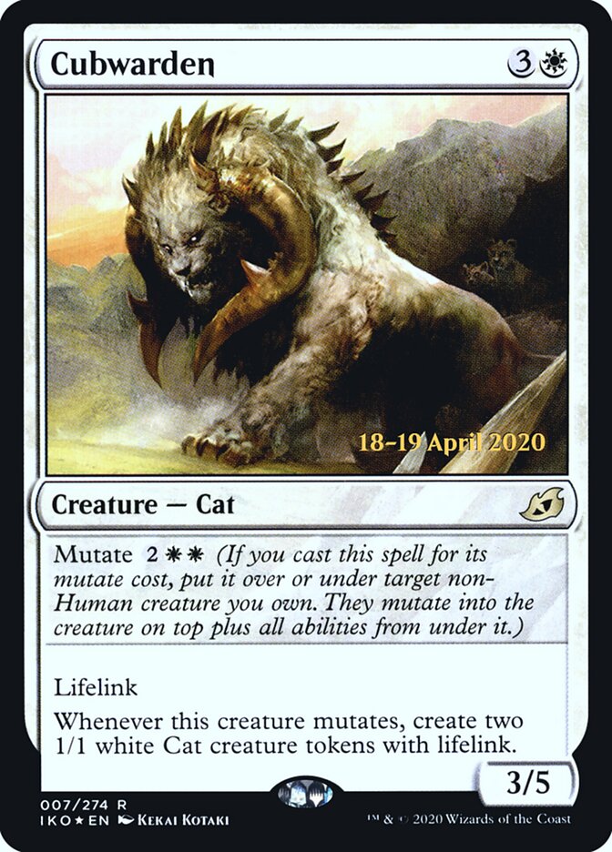 Cubwarden card front