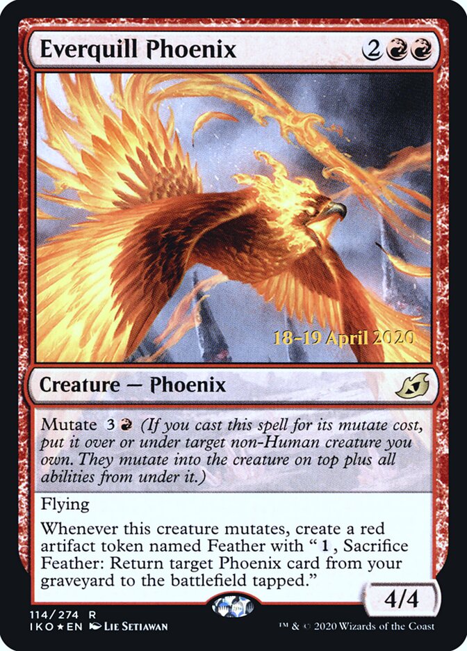 Everquill Phoenix card front