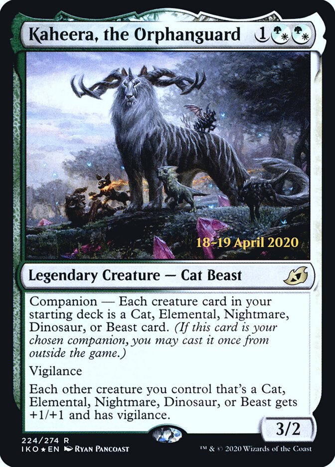 Kaheera, the Orphanguard card front