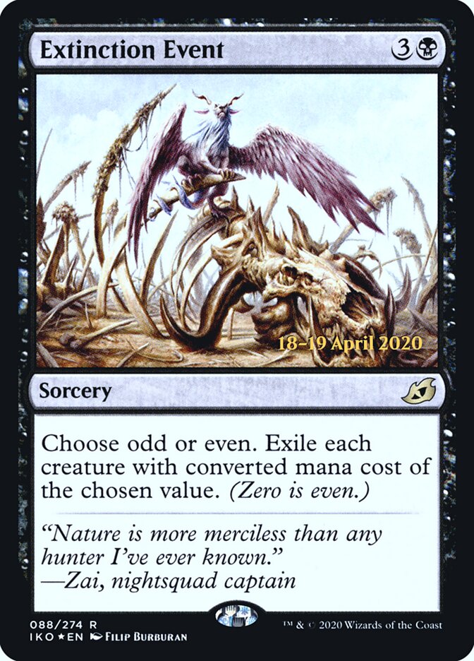 Extinction Event card front