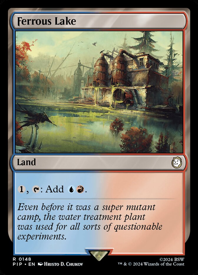 Ferrous Lake card front