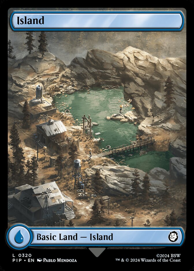 Island card front