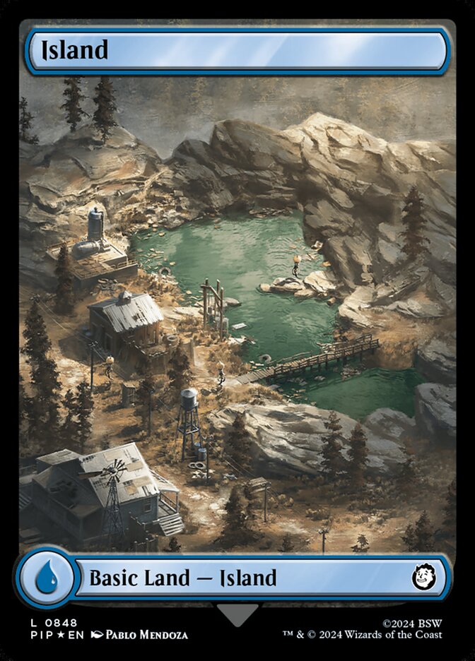 Island card front
