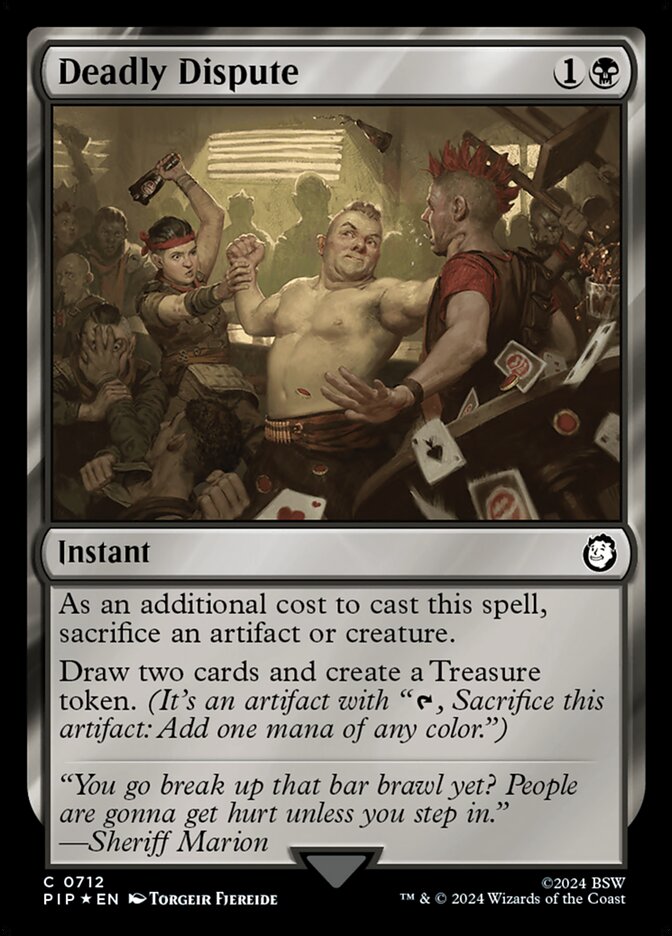 Deadly Dispute card front
