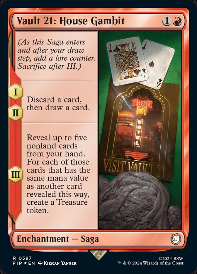 Vault 21: House Gambit card front