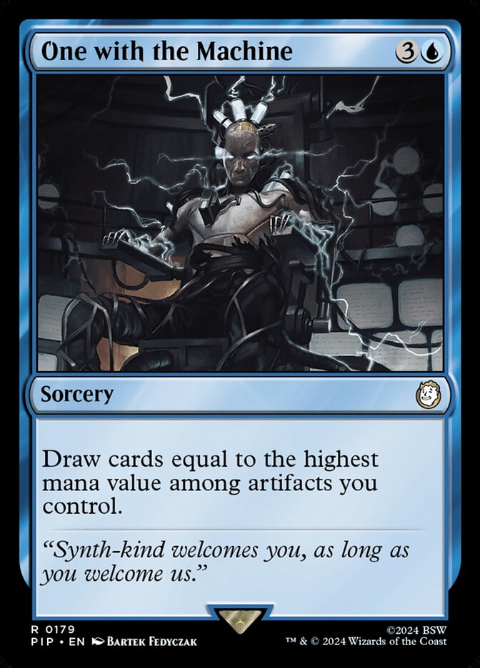 One with the Machine card front