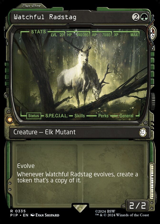 Watchful Radstag card front