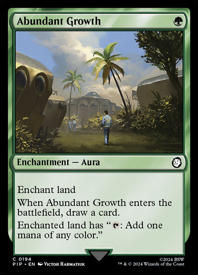 Abundant Growth card front