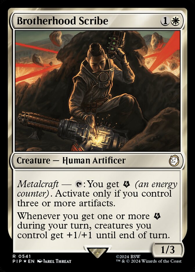 Brotherhood Scribe card front