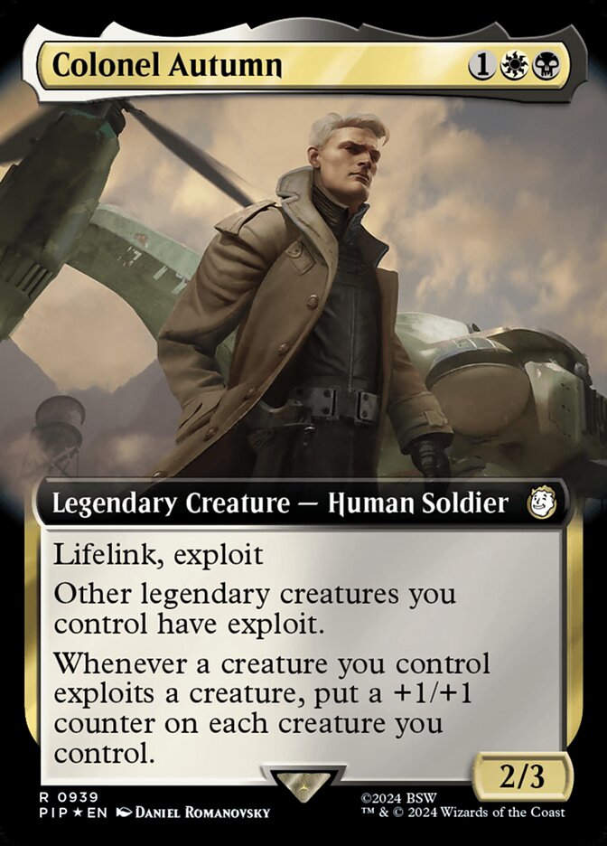 Colonel Autumn card front