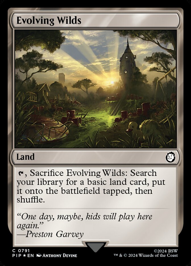 Evolving Wilds card front