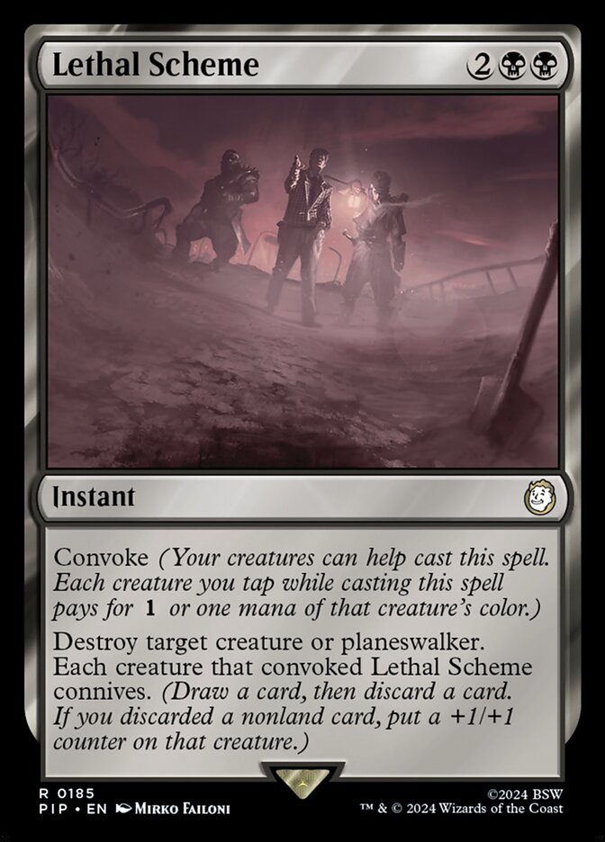 Lethal Scheme card front