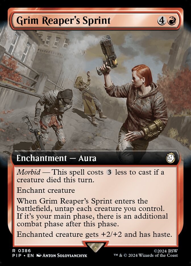 Grim Reaper's Sprint card front