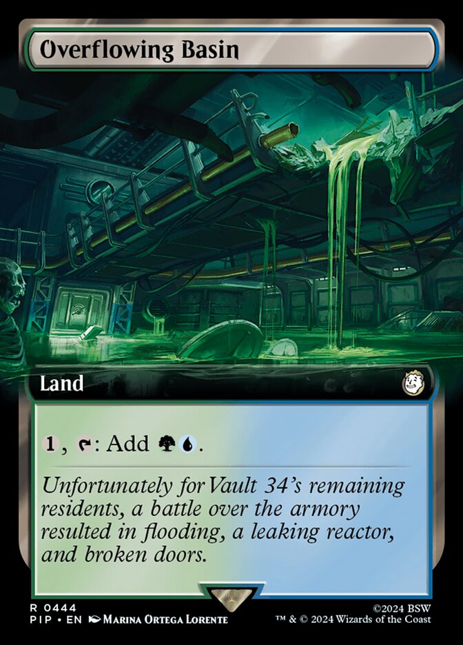 Overflowing Basin card front