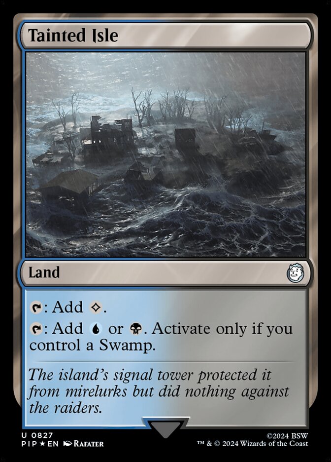 Tainted Isle card front