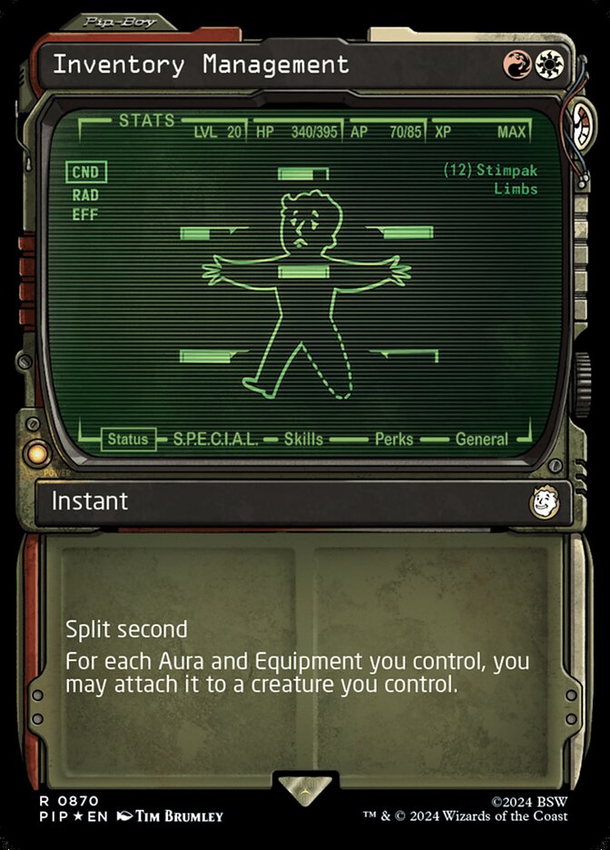 Inventory Management card front