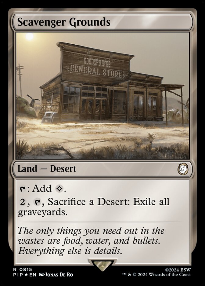 Scavenger Grounds card front