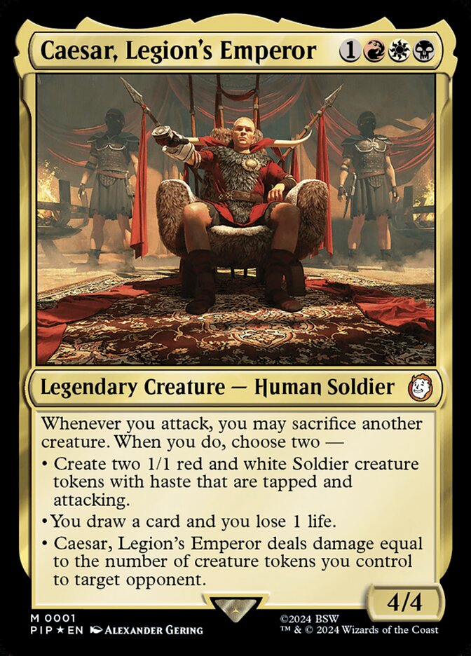 Caesar, Legion's Emperor card front