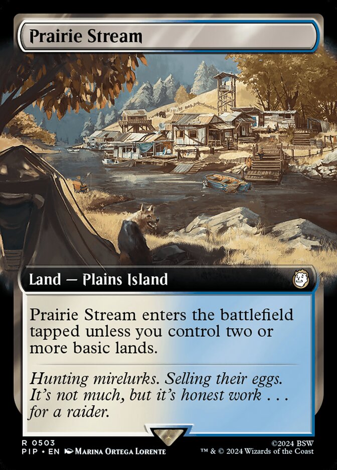 Prairie Stream card front