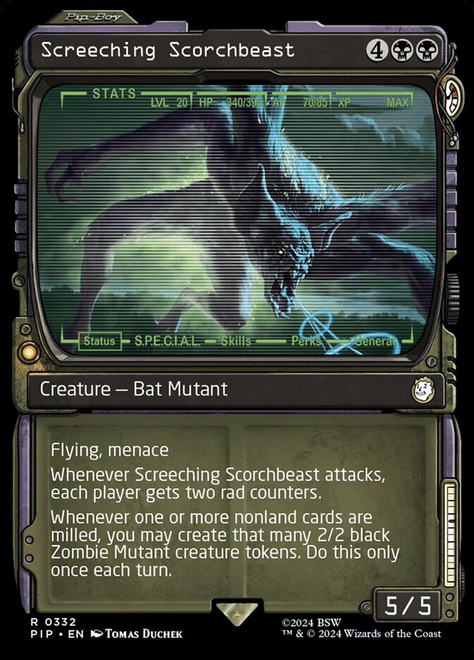 Screeching Scorchbeast card front