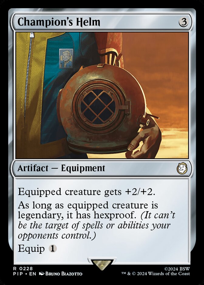 Champion's Helm card front