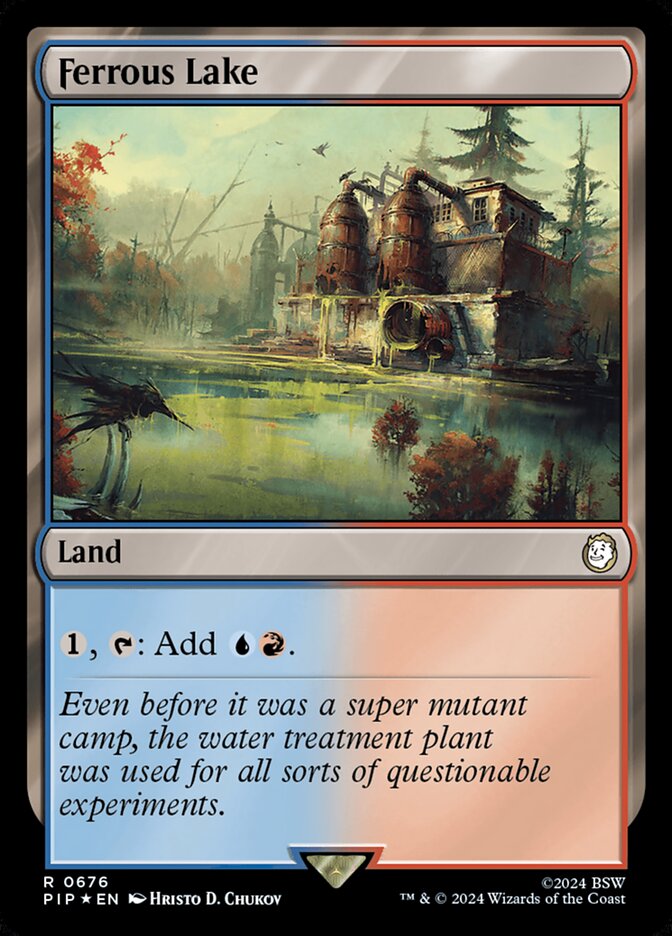 Ferrous Lake card front