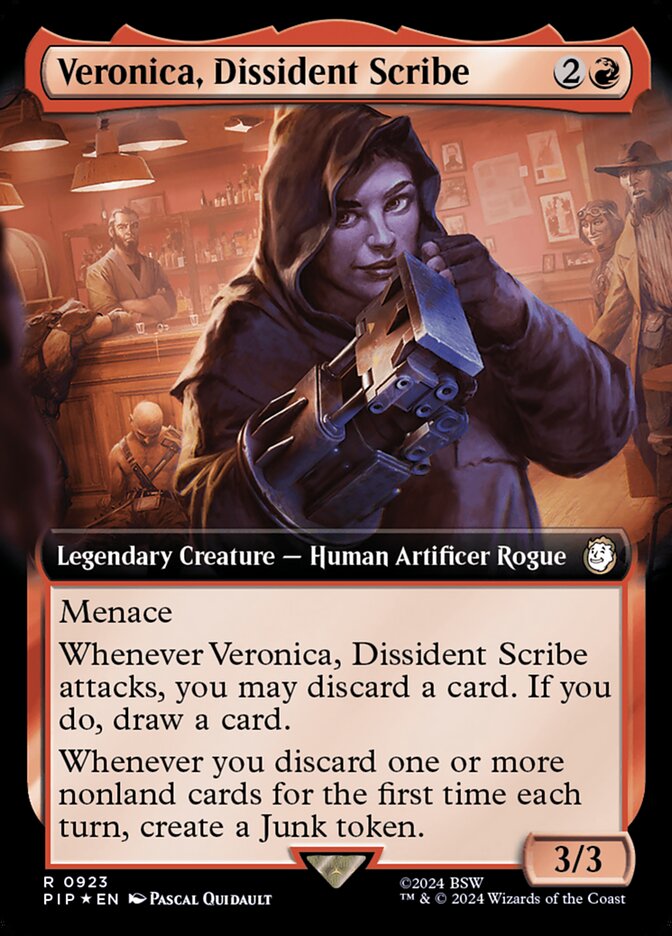 Veronica, Dissident Scribe card front