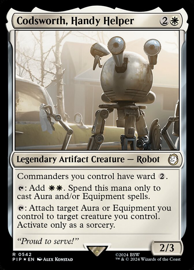 Codsworth, Handy Helper card front