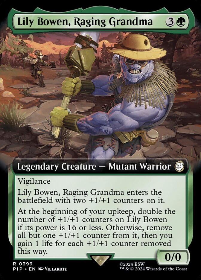 Lily Bowen, Raging Grandma card front