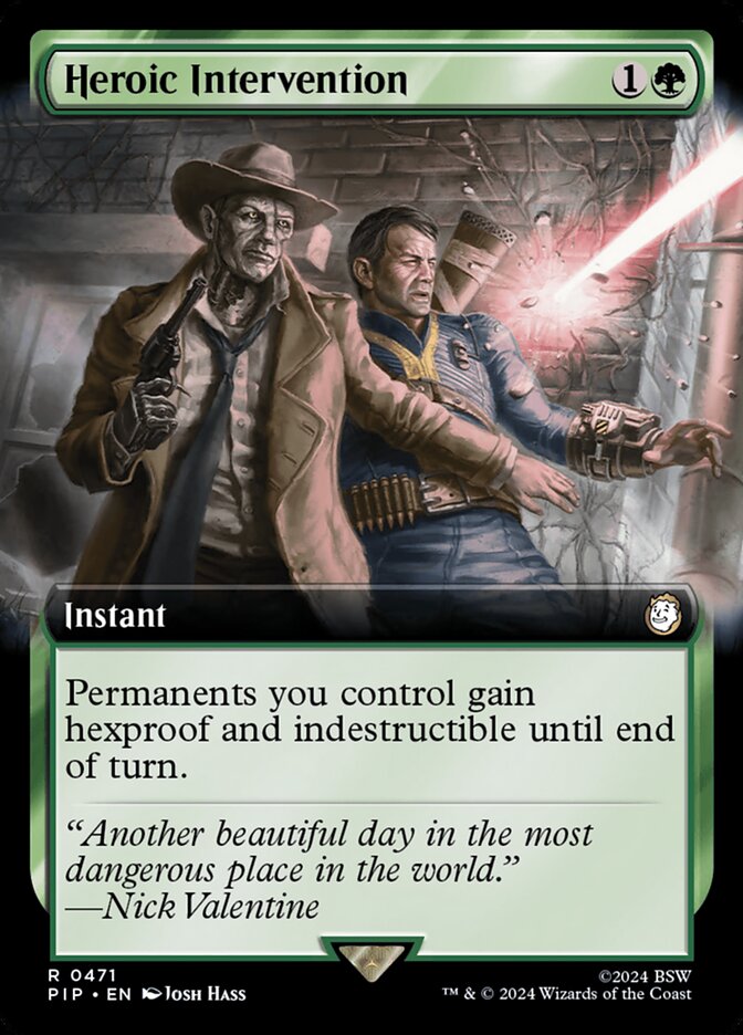 Heroic Intervention card front