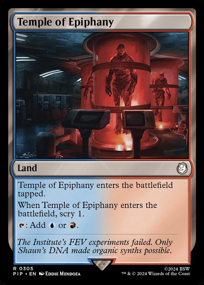 Temple of Epiphany card front