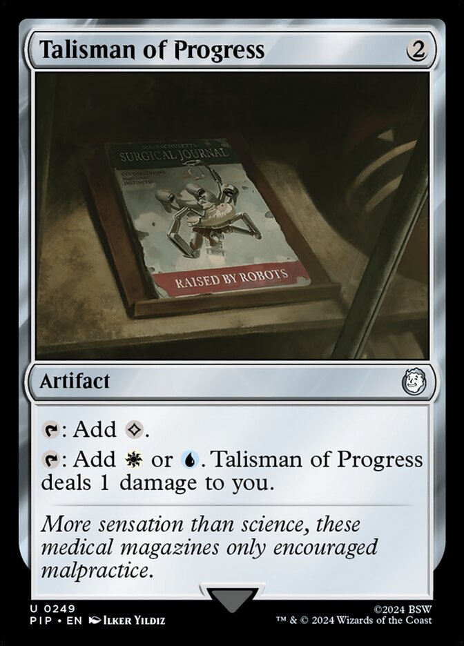 Talisman of Progress card front