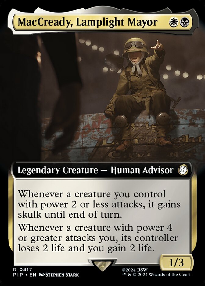 MacCready, Lamplight Mayor card front