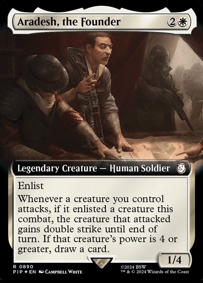 Aradesh, the Founder card front