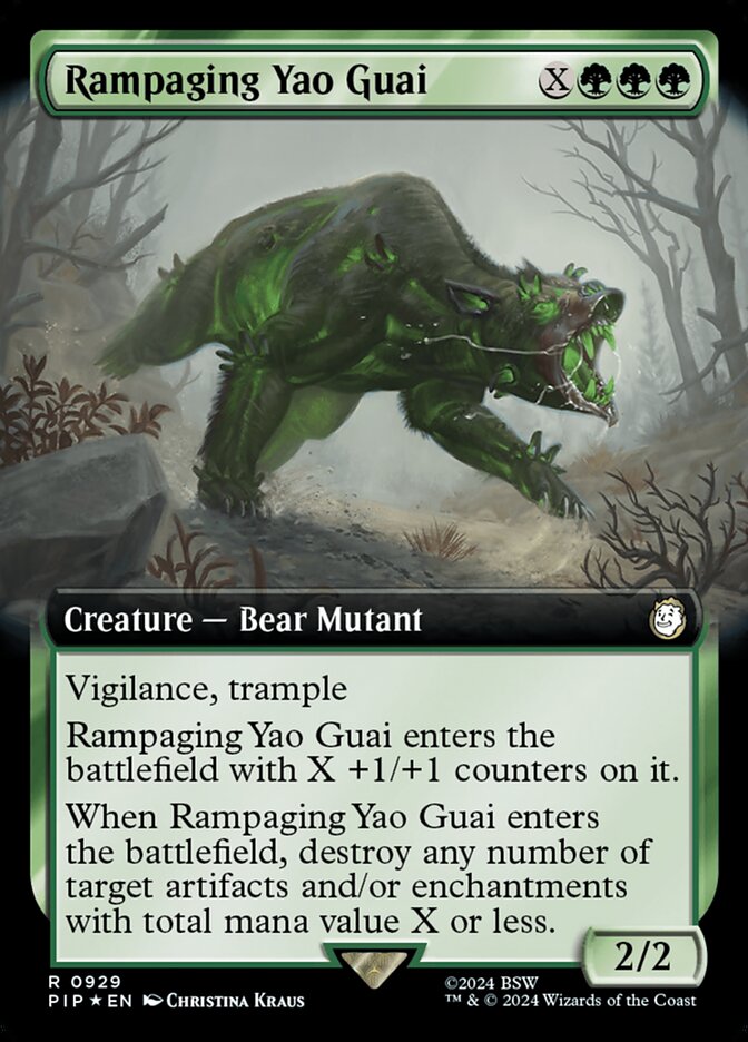 Rampaging Yao Guai card front