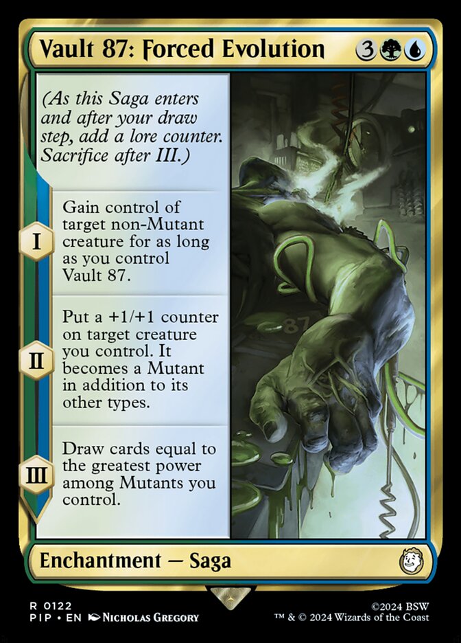 Vault 87: Forced Evolution card front