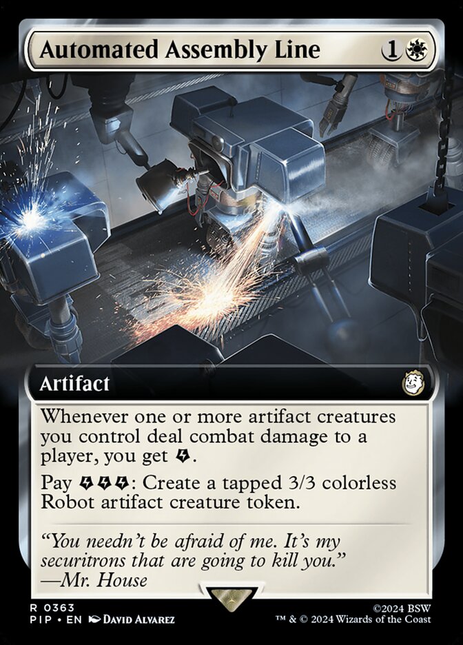 Automated Assembly Line card front