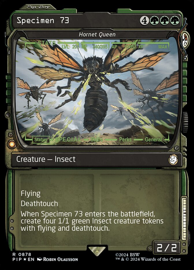Hornet Queen card front