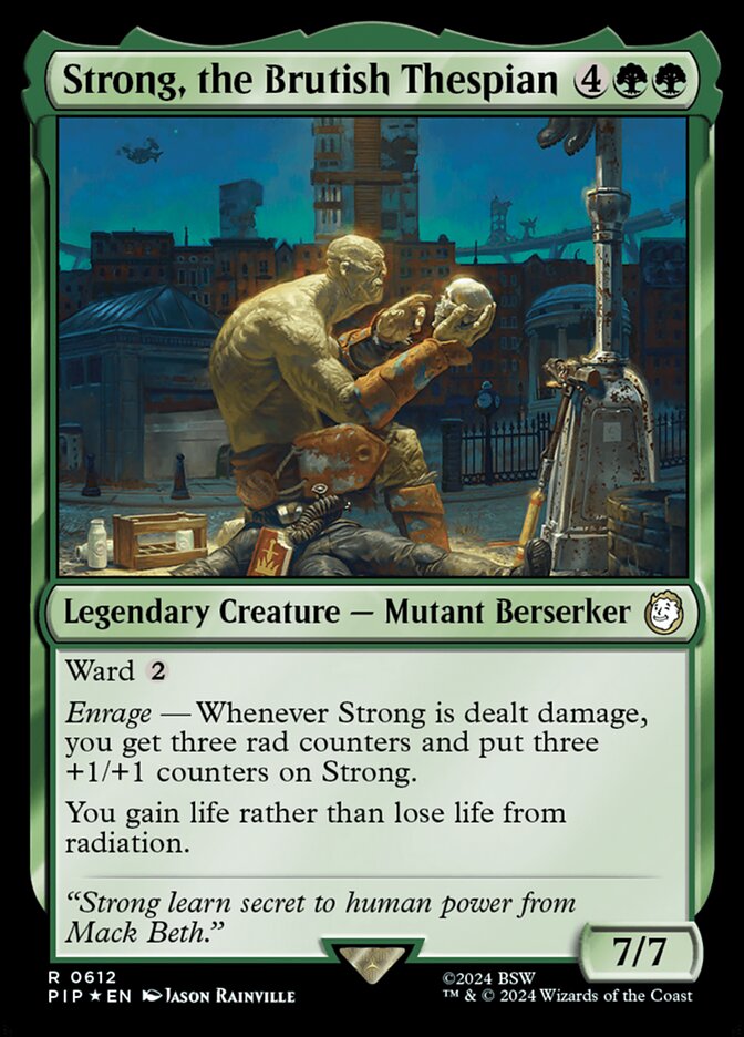Strong, the Brutish Thespian card front