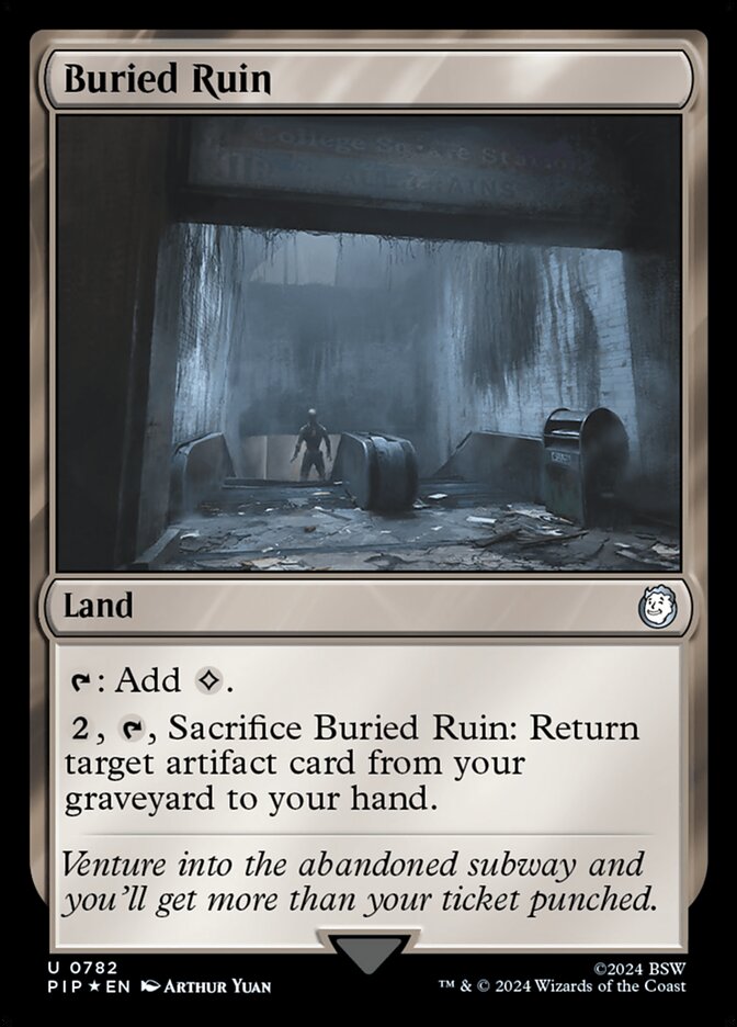 Buried Ruin card front