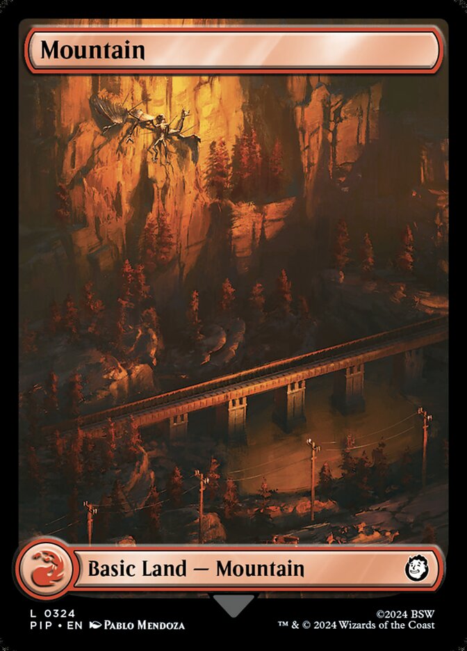 Mountain card front