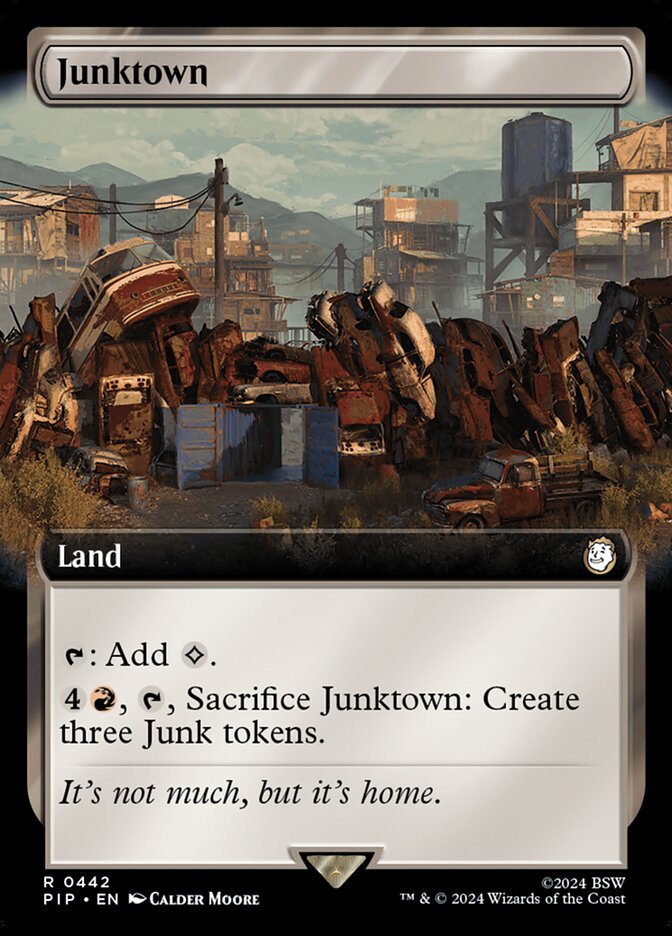 Junktown card front