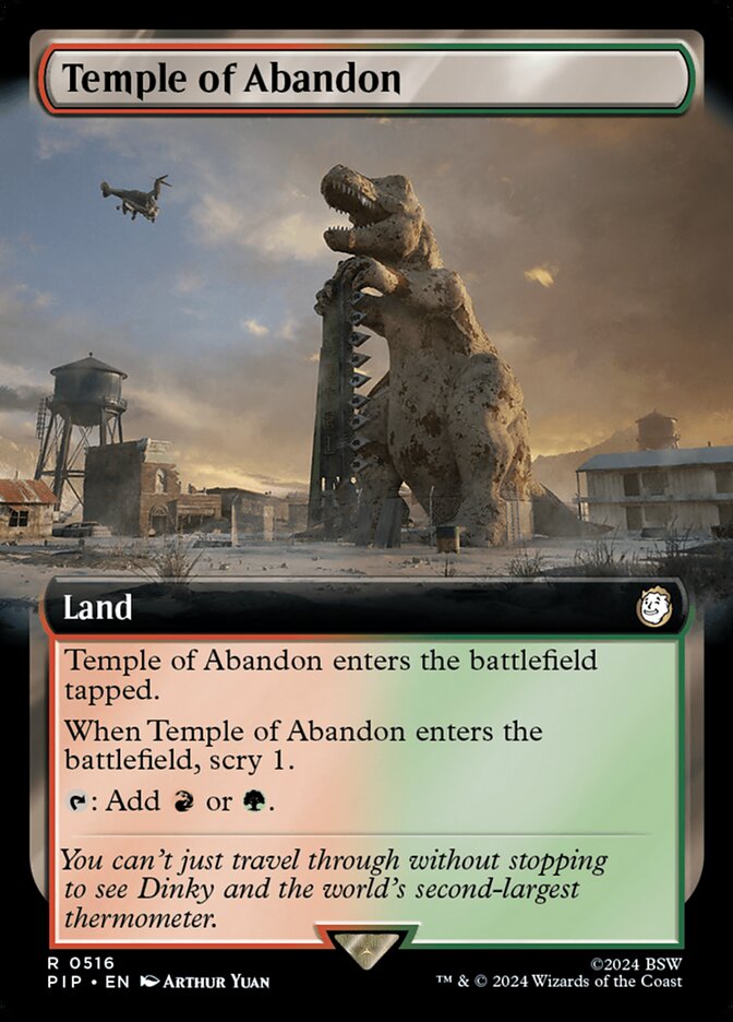 Temple of Abandon card front