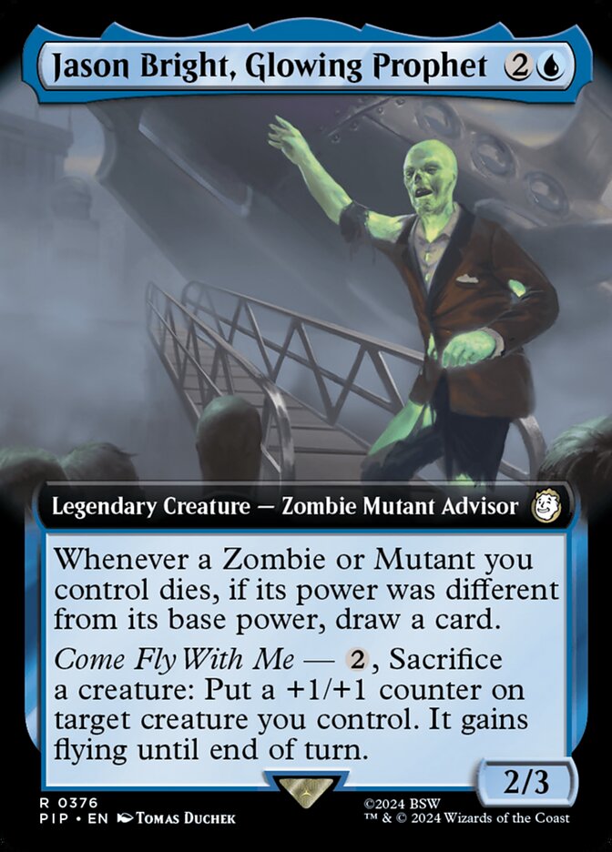 Jason Bright, Glowing Prophet card front