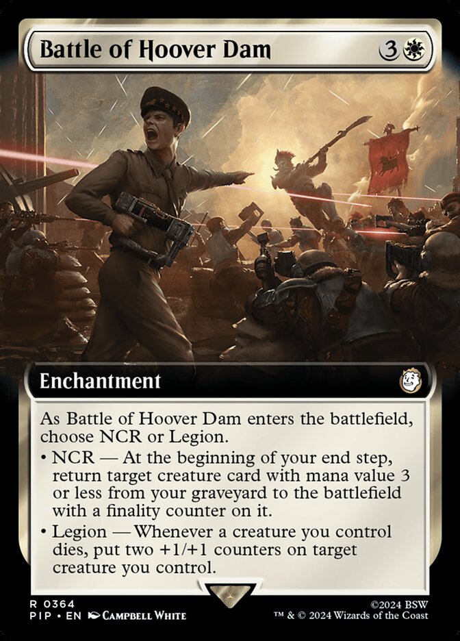 Battle of Hoover Dam card front